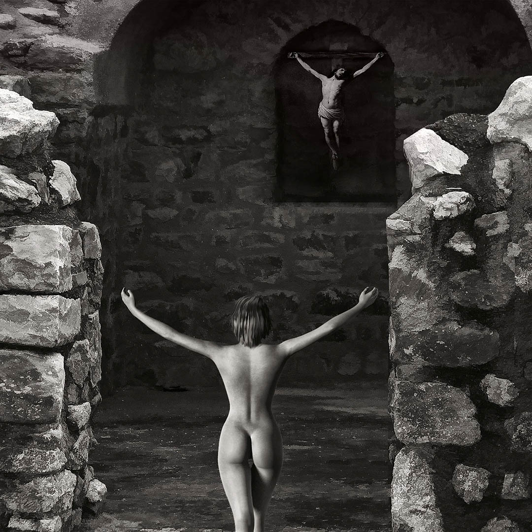 Call Of Heaven - composite of photograph and 3D