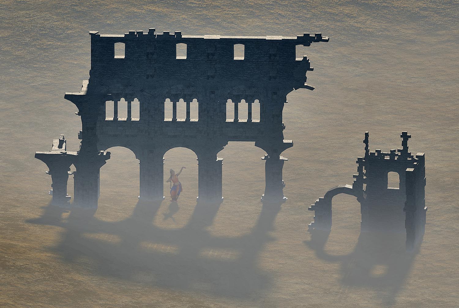 Ruins - made with Carrara