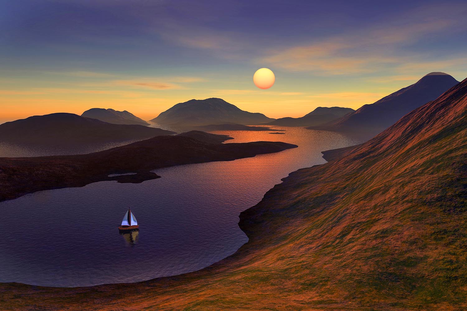 Serene Sailing - made with Carrara