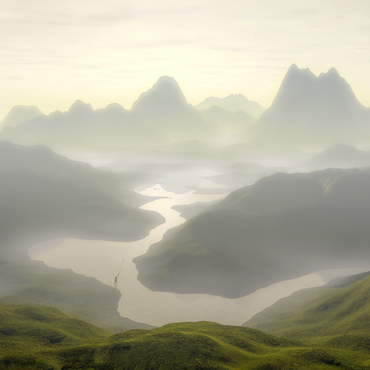 The Fishherman - made with Carrara